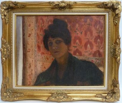 null Georges Antoine ROCHEGROSSE (1859-1938)
Portrait de Marie
Huile sur toile 
50...
