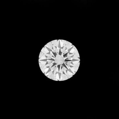 null Diamant taille brillant 0,50 carat, couleur D, pureté VS2, fluorescence forte,...
