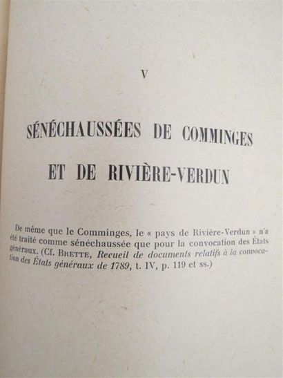 null PASQUIER (F.) GALABERT (Fr.). Cahiers paroissiaux des sénéchaussées de Toulouse...