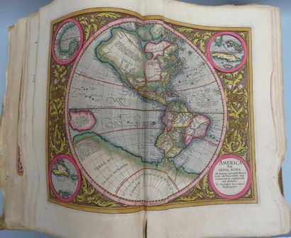 [ATLAS]. MERCATOR (Gerard) HONDIUS (Jodocus). Atlas sive cosmographicae meditationes...