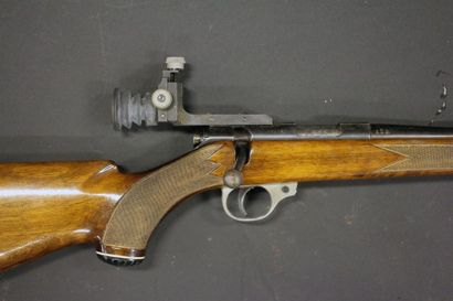 null Carabine Unique modèle "T" Dioptra calibre 22 long rifle. Culasse bouchonnée,...