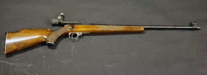 null Carabine Unique modèle "T" Dioptra calibre 22 long rifle. Culasse bouchonnée,...