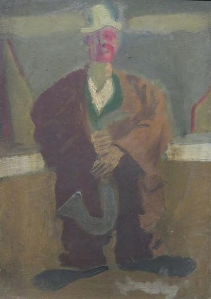 Edmond Amédée HEUZÉ (1884-1967)
Clown au...
