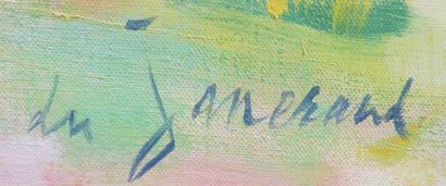 null Daniel DU JANERAND (1919-1990)
Portail d'éleveur
Huile sur toile signée en bas...