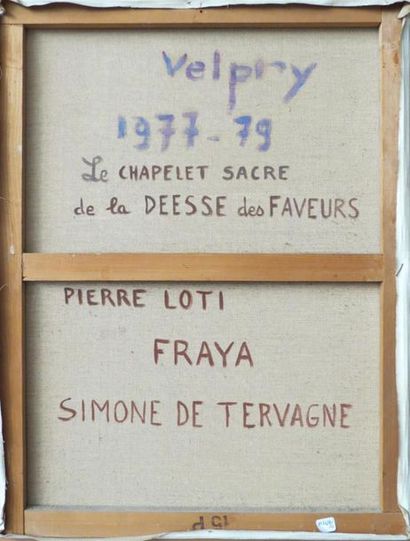 null Monique BIZI-VELPRY (1929-2011)
"Le Chapelet Sacré de la Déesse des Faveurs,...