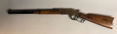 null Réplique de la carabine de selle winchester 1866 calibre 22L.R. boitier bronze,...