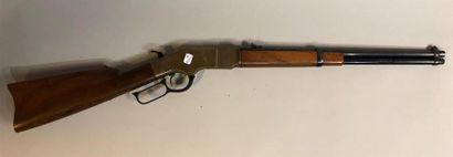 null Réplique de la carabine de selle winchester 1866 calibre 22L.R. boitier bronze,...