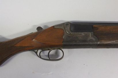 null Joli fusil de chasse superposé de fabrication Française signé Rouchouze à St...