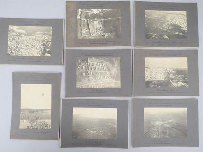 null [MAROC]. Intéressant ensemble de 8 photographies collées sur carton fort (13...