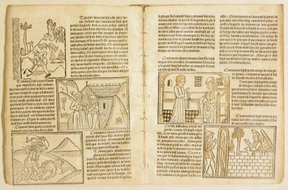 [INCUNABLE]. La Vie de Ihesucrist hystoriee. In-4 (185 X 225 mm) [INCUNABLE]. La...