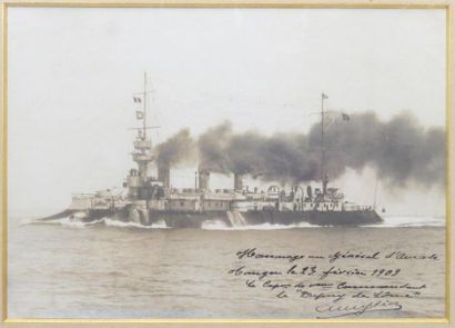 null [DUPUY DE LÔME]. Photographie (315 X 225 mm) du croiseur cuirassé Dupuy de Lôme...
