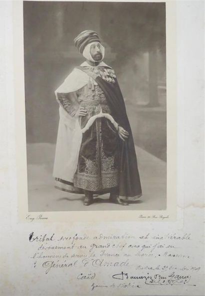 null [MAROC]. Deux photographies dédicacées au général d'Amade.
Photographie (16,5...