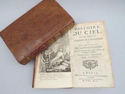 PLUCHE (Abbé Noël Antoine). Histoire du ciel,...