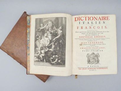 null VENERONI (Jean). Dictionnaire italien et François, contenant tout ce qui se...