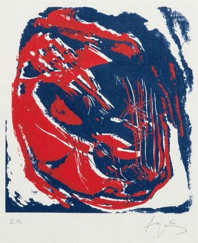 null Antoni TAPIES (1923-2012)
Sans titre
Lithographie "E.A" signé
66 x 49 cm