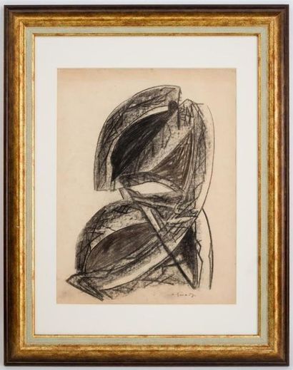 null Alex SMADJA (1897-1977)
Composition abstraite
Dessin au fusain sur papier
Vue...