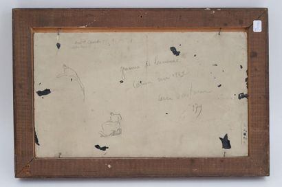 null Louis PASTOUR (1876-1948)
Griserie de lumière
Huile sur carton, signé en bas...