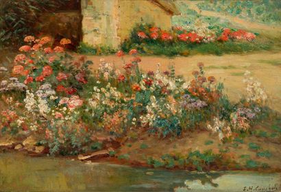 Eugène Henri CAUCHOIS (1850-1911)
Jardin...