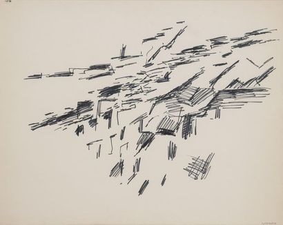Jacques GERMAIN (1915-2001) Composition abstraite...