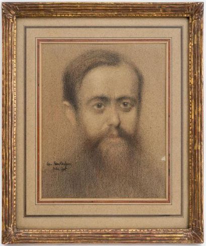 null Léon Kamir KAUFMANN (1872-1933)
Portrait de Paul Dukas
Dessin au fusain signé...