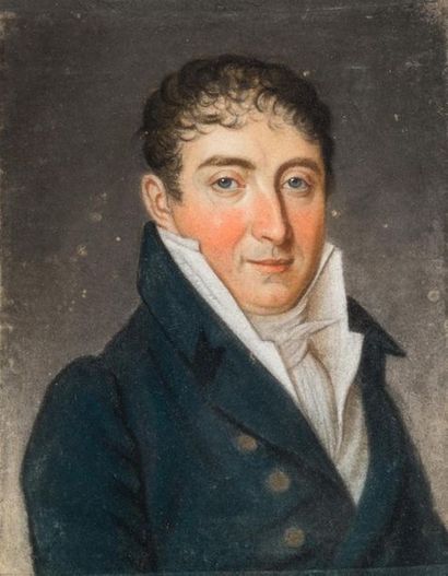 null ECOLE FRANCAISE, XIXe
Portrait d'homme
Pastel
22 x 17 cm
Cadre doré
