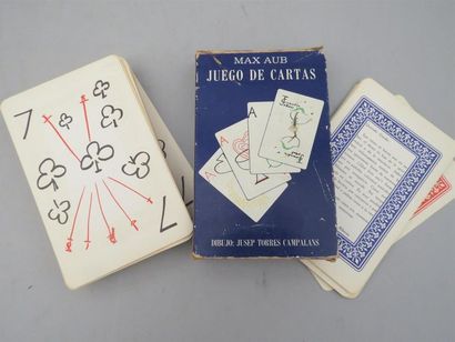 null AUB (Max). Juego de cartas. Mexico, Alejandro Finisterre, sans date [1964]....