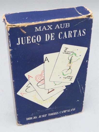 null AUB (Max). Juego de cartas. Mexico, Alejandro Finisterre, sans date [1964]....