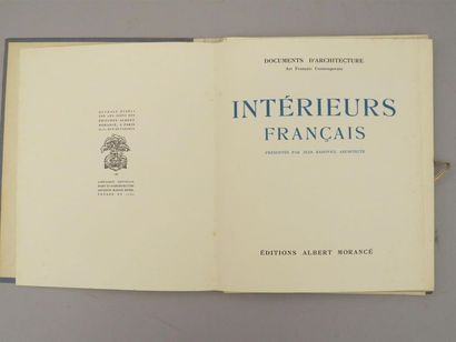 null BADOVICI (Jean). Intérieurs français. Paris, A. Morancé, sans date [1925]. Grand...