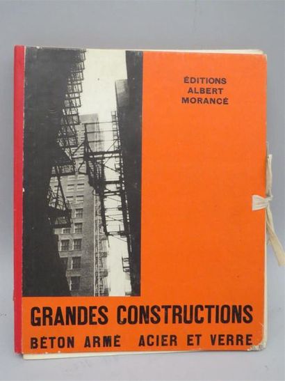 null BADOVICI (Jean). Grandes constructions. Béton armé Acier Verre. Paris, A. Morancé,...