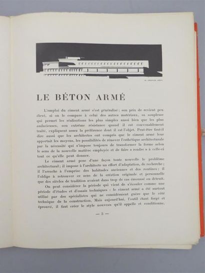 null BADOVICI (Jean). Grandes constructions. Béton armé Acier Verre. Paris, A. Morancé,...