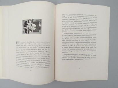 null BAZAINE (Jean). Fernand Léger. Peintures antérieures à 1940. Paris, Louis Carré,...