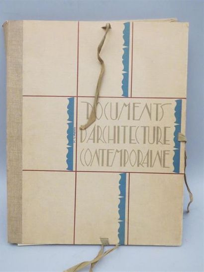 null AZÉMA (Léon). Documents d'architecture contemporaine. 1ère série. Paris, A....