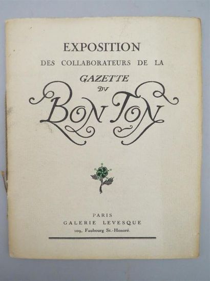 null [BON TON]. Catalogue de l'Exposition des collaborateurs de la Gazette du Bon...