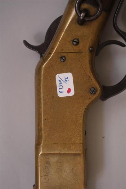 null Carabine de selle à levier de sous garde winchester 1866 en calibre 44 percussion...