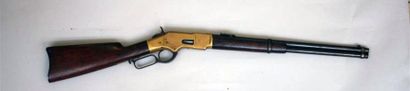 null Carabine de selle à levier de sous garde winchester 1866 en calibre 44 percussion...