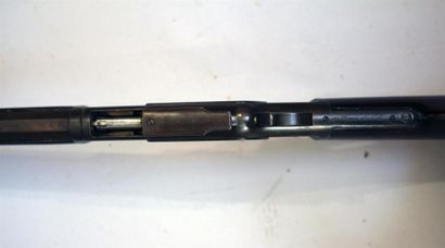 null Rare rifle Winchester 1873 numéro de série 157337A. Long canon octogonal de...