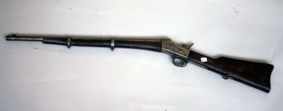 null Carabine Remington Rolling block en calibre 50 (?), manque la hausse, canon...