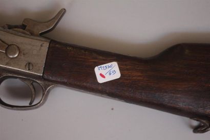 null Carabine Remington Rolling block en calibre 50 (?), manque la hausse, canon...