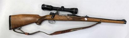 null Carabine " stutzen " système Mauser 98 calibre 9,3 X 62 issue de la transformation...