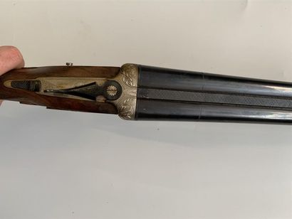 null Fusil juxtaposé système Anson & Delay, fabrication espagnole numéro 17368. Triple-verrouillage,...