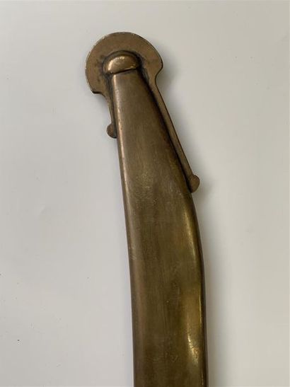  Rare sabre des Marins de la Garde époque 1er Empire. Monture en bronze, branche...