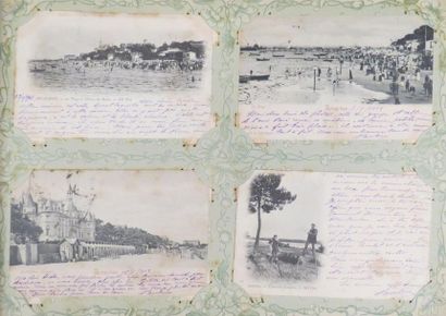 null Album de cartes postales anciennes (200 CPA environ) : Régionalisme dont Royan,...