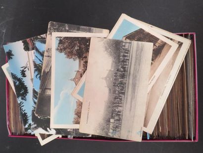 null ALGERIE - Lot d'environ 400 cartes postales anciennes (CPA) 
( dans un carton...