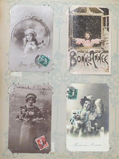 null Album de cartes postales anciennes (300 CPA environ) - HUMOUR, ENFANCE et FANTAISIES
...