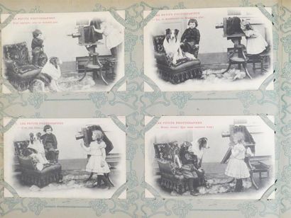 null Album de cartes postales anciennes (300 CPA environ) - HUMOUR, ENFANCE et FANTAISIES
...