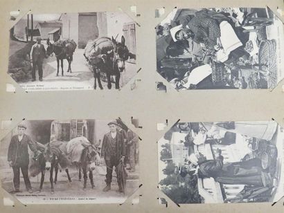 null Très intéressant album de cartes postales anciennes (environ 430 CPA) dont Pyrénées,...