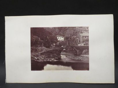 null Jules Alphonse TERPEREAU (1839-1897)
Chateau de Pau, vue ruisseau dans la montagne....
