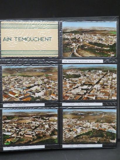 null ALGERIE - Classeur comprenant environ 360 cartes postales (vers 1950-60) dont...