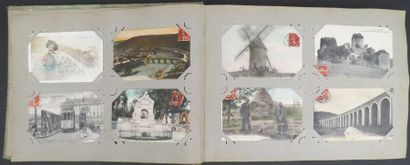 null Album de cartes postales anciennes (environ 350 CPA comprenant REGIONALISME...