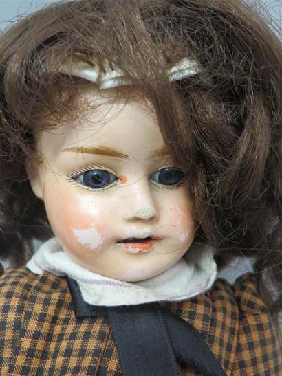 null Lot de trois poupées :
Poupée de marque Fleischman en composition , partie du...